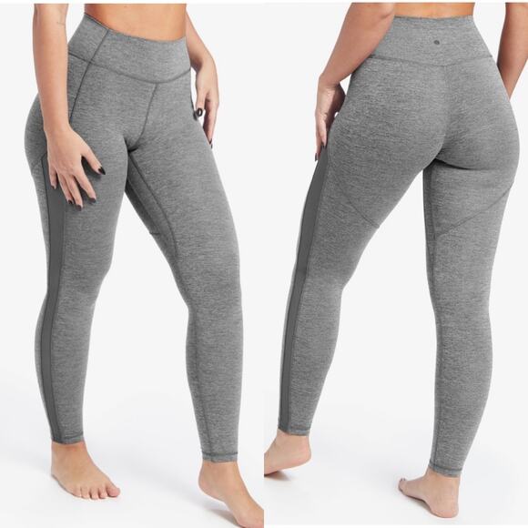 Stori by Katy Hearn Leggings Womens 10 Gray Results Mesh Yoga Active Knit Gym - Picture 1 of 10